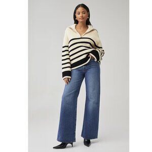 Blank NYC Turn Neck Sweater in Peak Hour Sz M